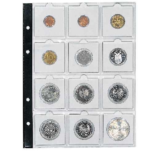 Foglio 7855 per 12 monete in oblo 50 x 50 mm