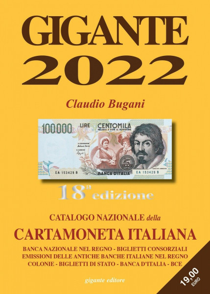 CATALOGO GIGANTE CARTAMONETA ITALIANA 2022