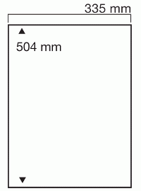 Divisorio di cartone bianco n. 6054 per Album Jumbo