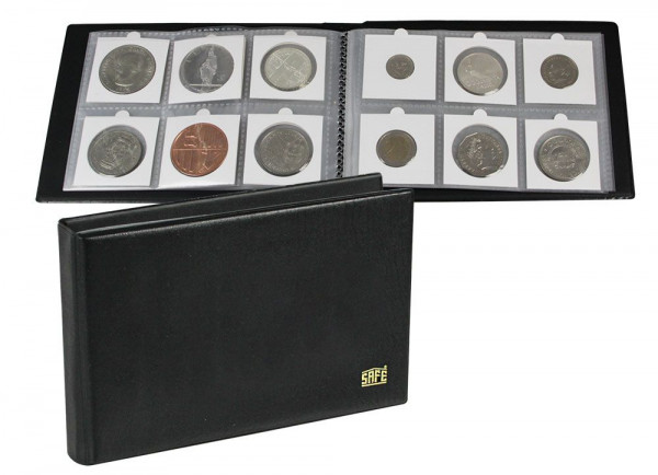 Album tascabile per monete in oblo - cartoncini