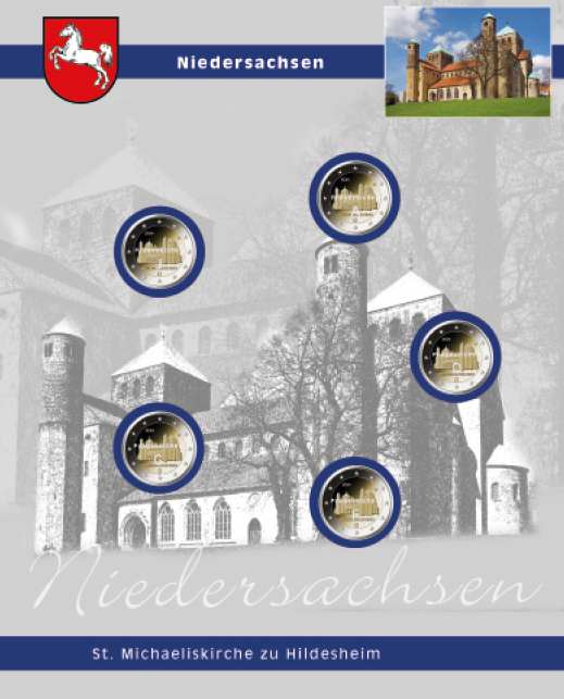 niedersachsen Foglio TOPset 2 Euro "Niedersachsen"