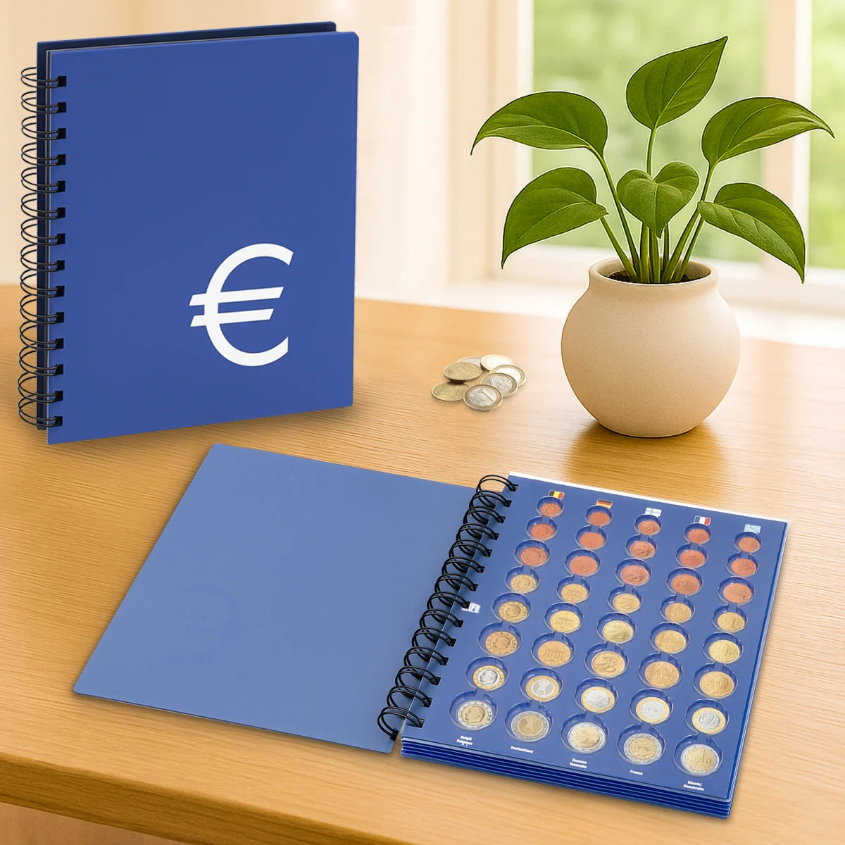Album a spirale „TOPset“ Serie Euro