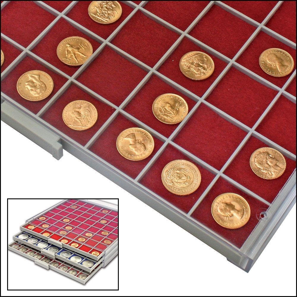 6172 Inserti in feltro rosso per cassetti BEBA Maxi