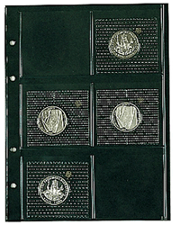 p387857200 Foglio 7857 per 6 monete in oblo 67 x 67 mm