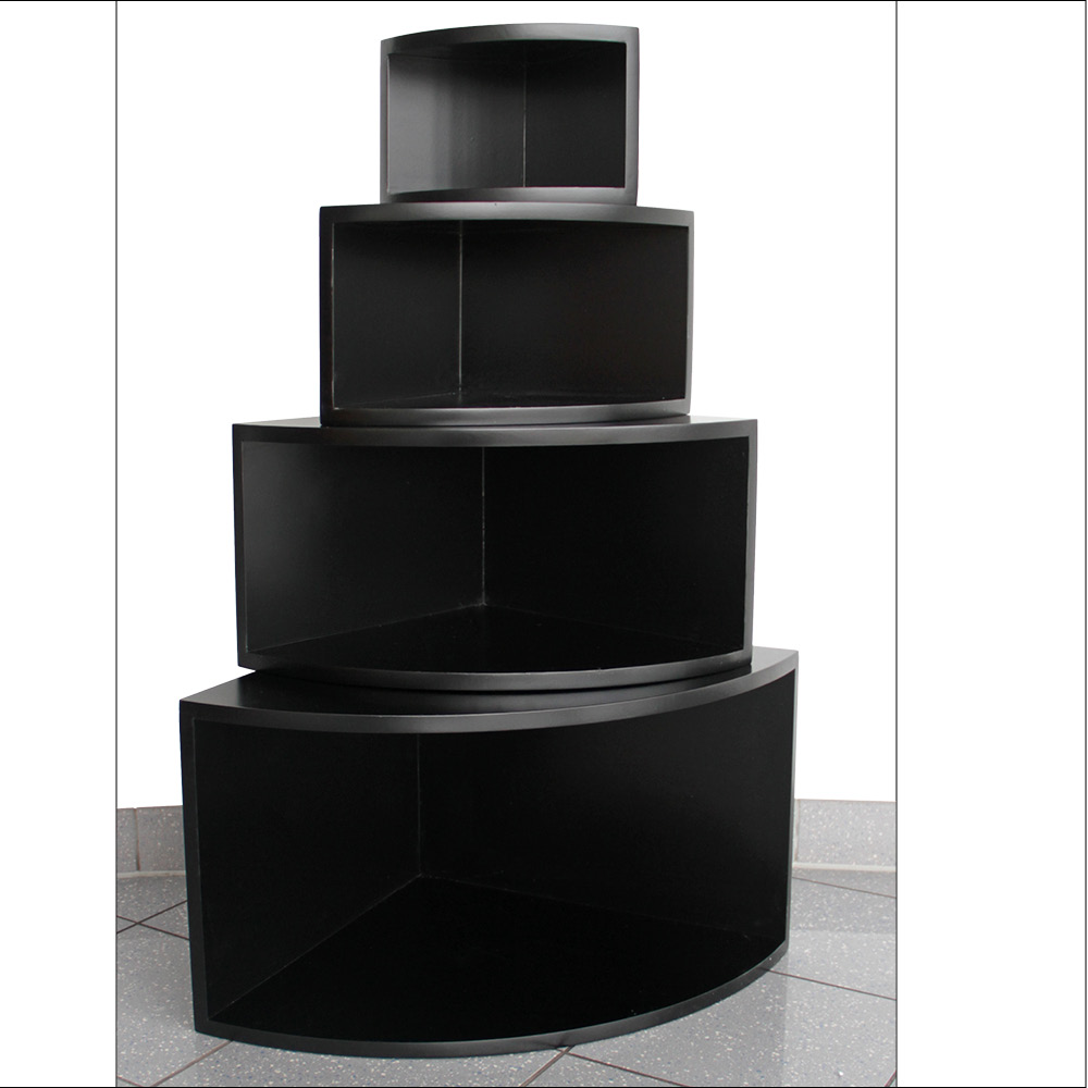 75349 Eck-Board “SYNO” - Set (4 pezzi) NERO