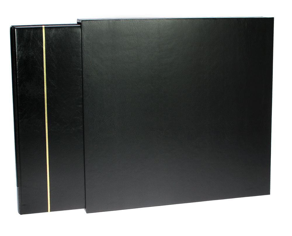 006060-schutzkassette_schwarz Custodia per Album per fogli interi, documenti ecc.
