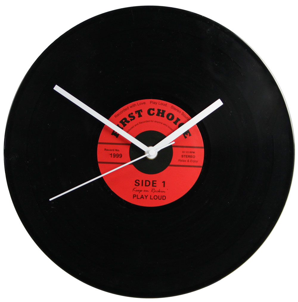 4051857739830 Orologio da parete "Record" rosso