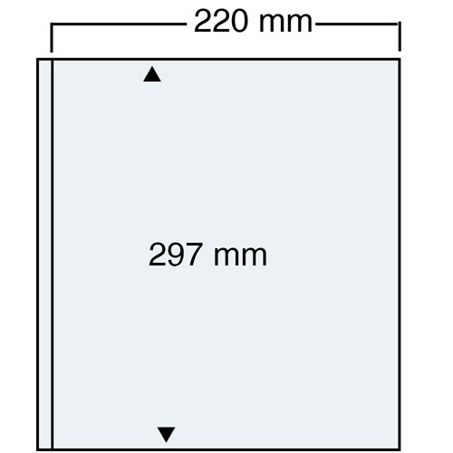 000450-einsteckblatt_compact_a4 Foglio trasparente Nr. 450 "Compact A4"