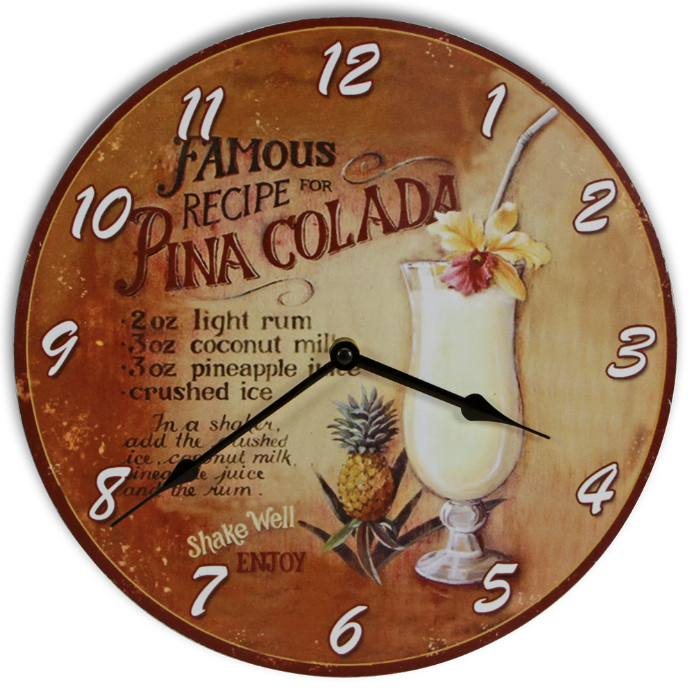 73730 Orologio da parete "Pina Colada"