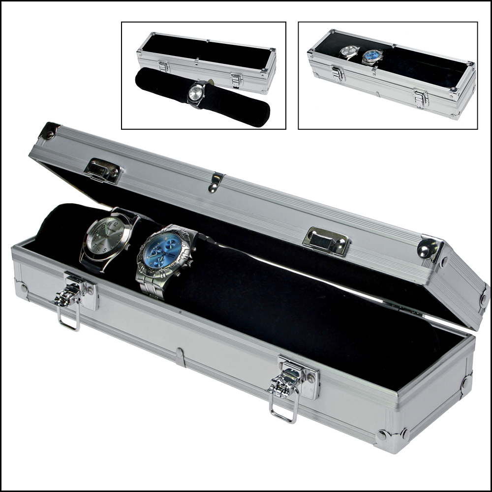uhr_255-uhrenkoffer-aluminium-medium Valigetta portaorologi in alluminio “Fashion”