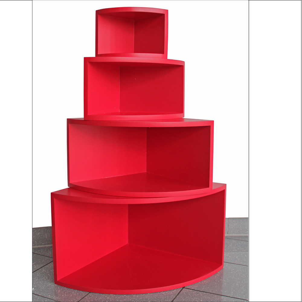 75354 Eck-Board “SYNO” - Set (4 pezzi) ROSSO
