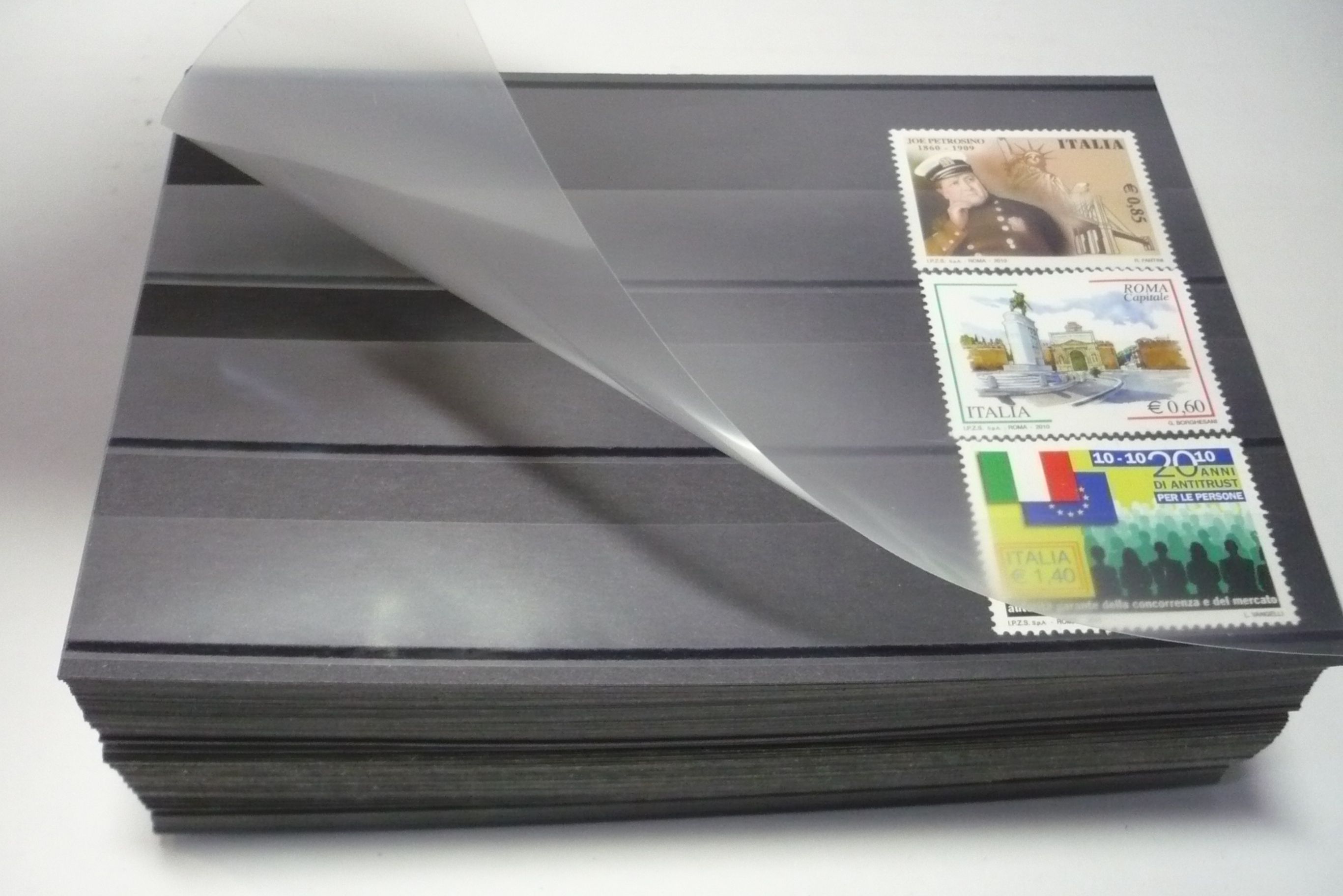 Schede Din C6 in cartoncino con 3 listelli (100 pezzi)