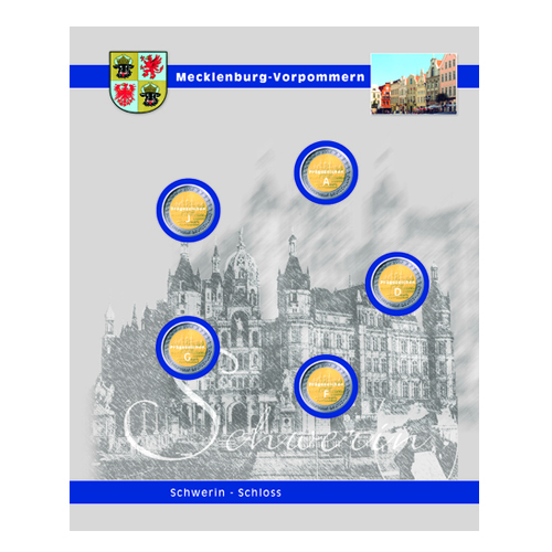 0078212album2eurobundeslaenderkopie Foglio TOPset 2 Euro "Mecklenburg-Vorpommern"