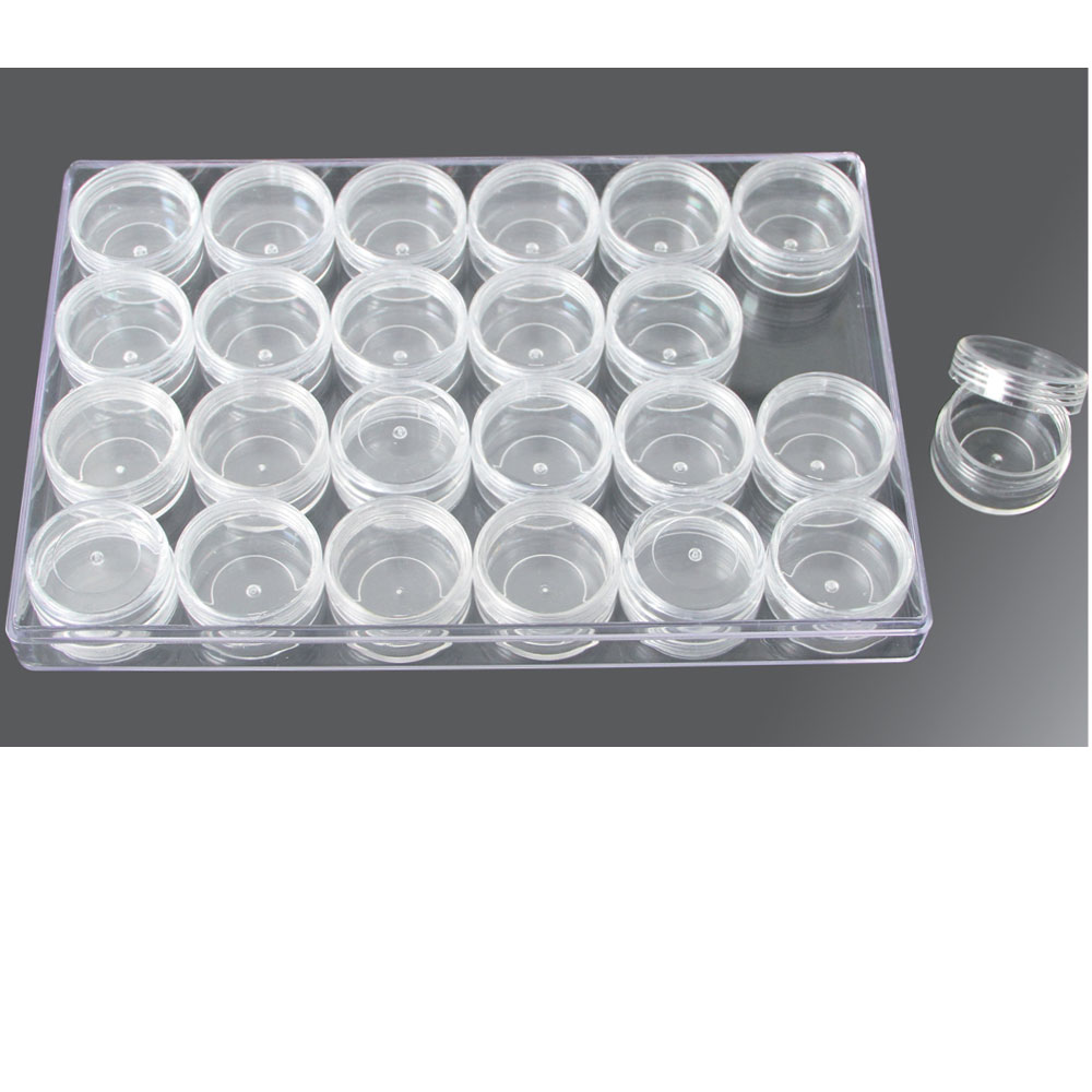 005252-sammelbox Box con scatole rotonde con chiusura a vite