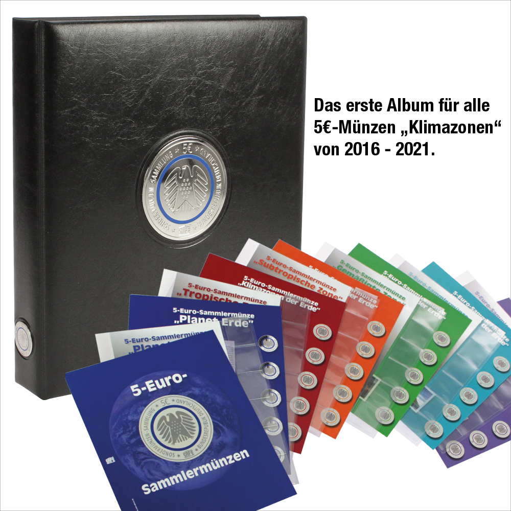 7360-premium_klimazonen Raccoglitore Premium "5€-Planet Erde"