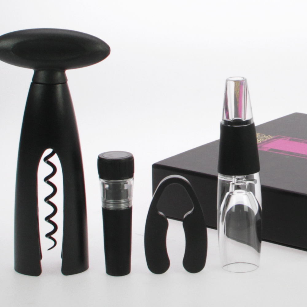7529 Set di 4 accessori per il vino