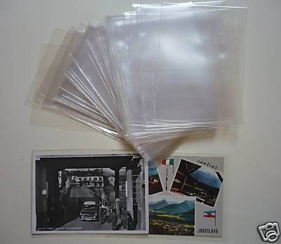 9249 100 Tasche di protezione per nuove cartoline
