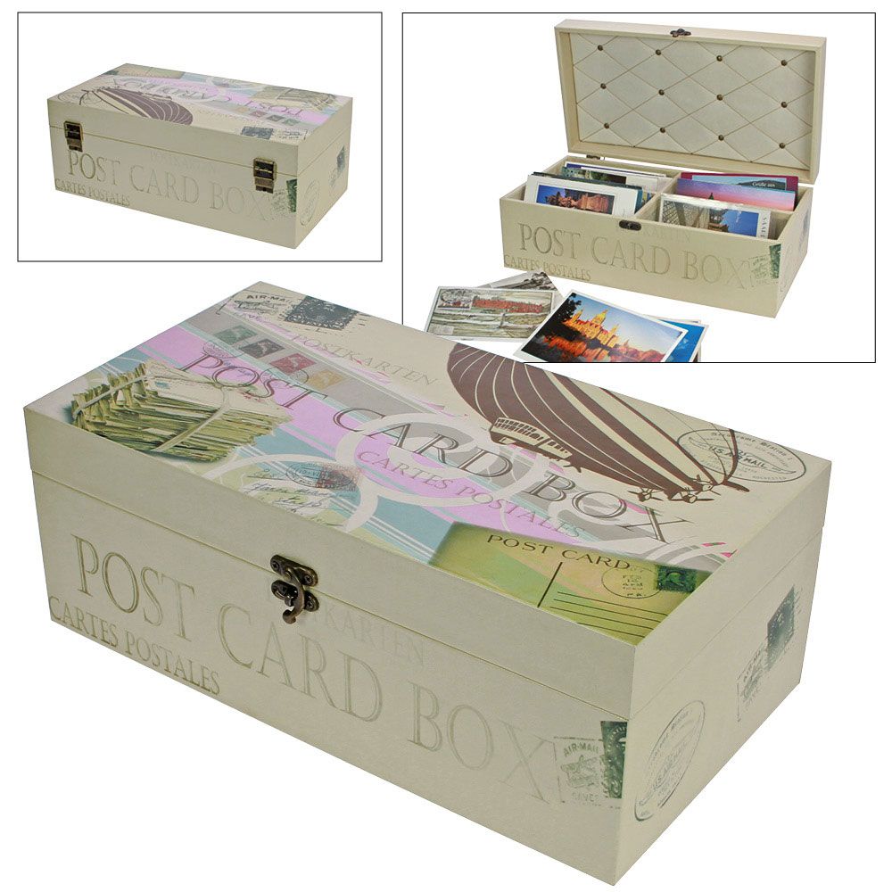 164-postkarten-sammelbox Box porta cartoline "RETRO"