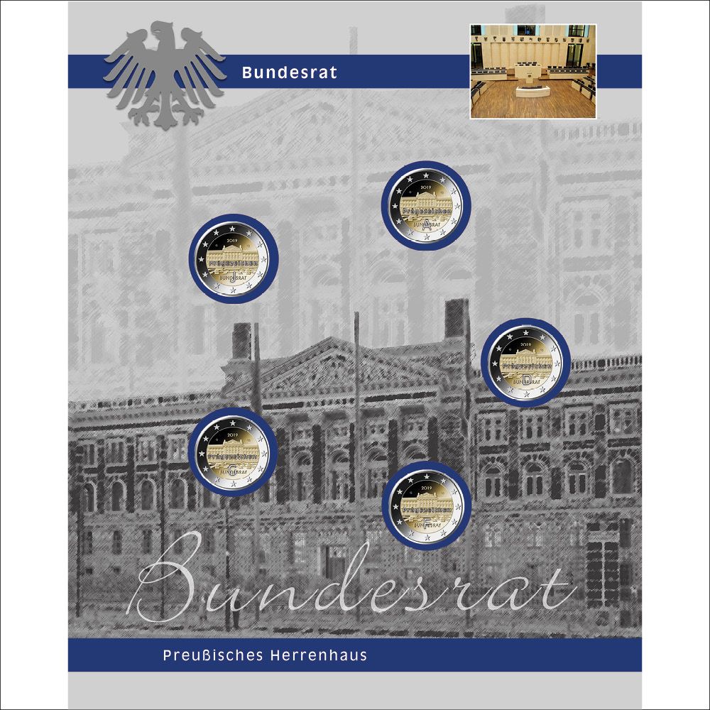 7821-14 Foglio TOPset 2 Euro "Bundesrat"