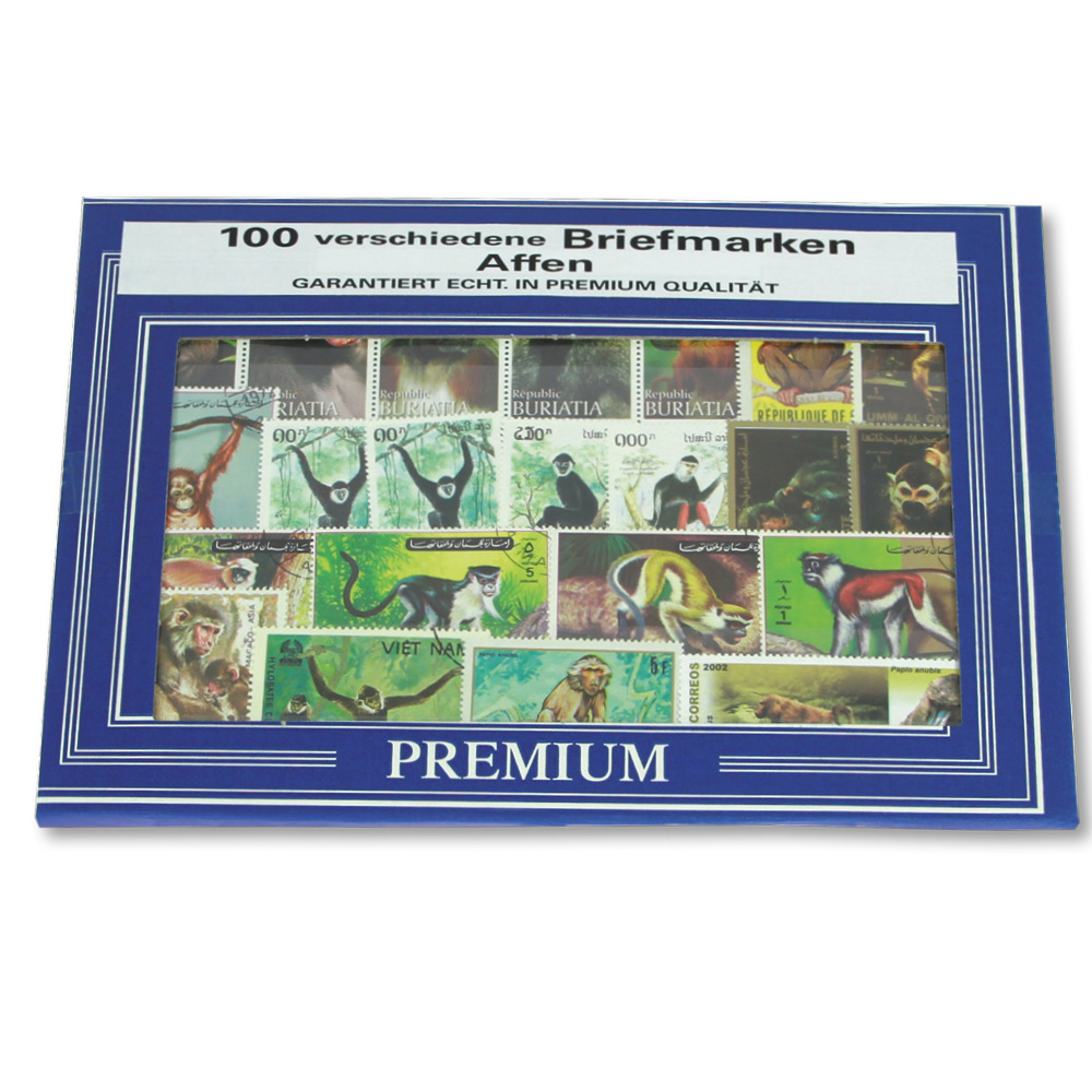 73680-affen Set di francobolli "Scimmie