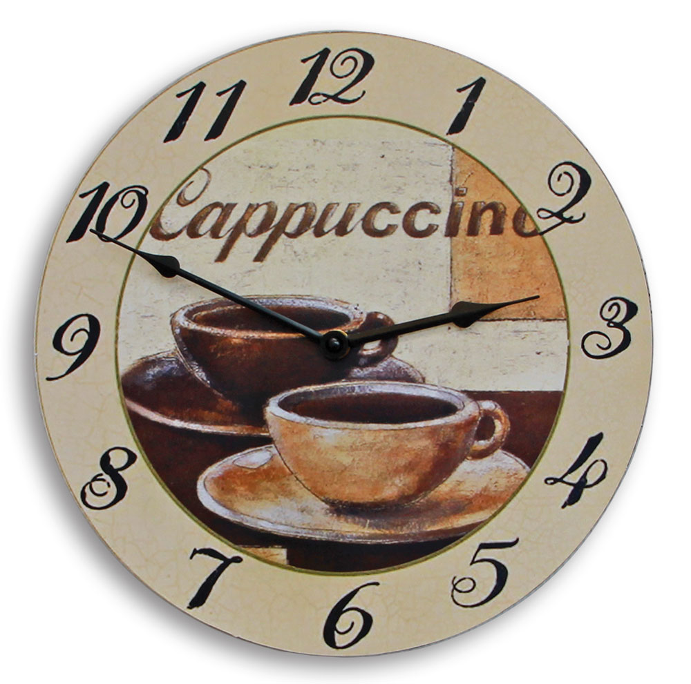 73644-cappuccino Orologio da parete "Cappuccino"