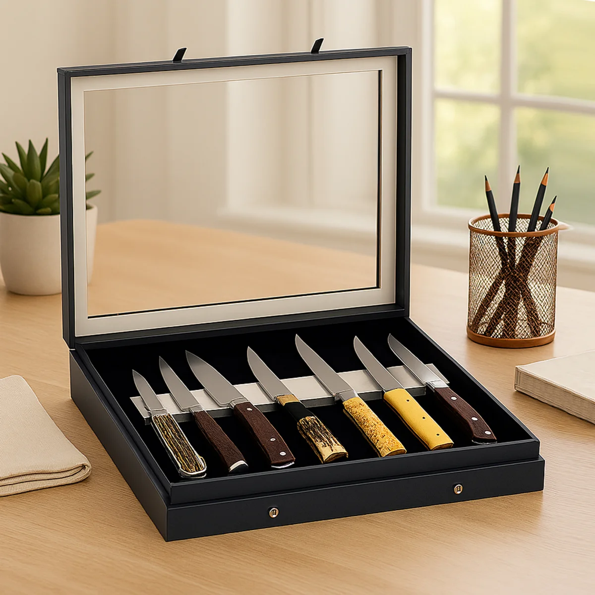 Vetrinetta Premium "Black Edition" per coltelli
