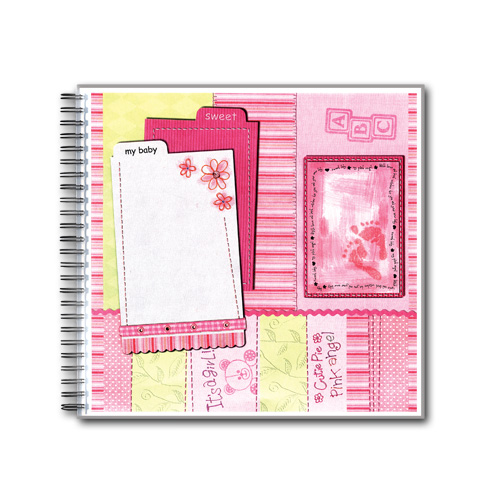 00005994scrapbookalbumbabygirl Album fotografico "Baby Girl"
