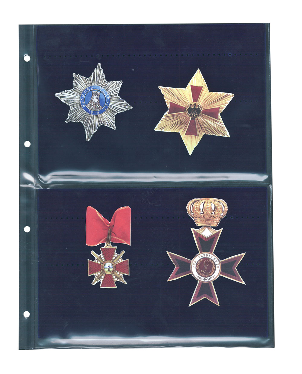 007356-erga_nzungsblatt-orden-album Foglio aggiuntivo per Album Premium per distintivi, pins, medaglie...Nr. 7355