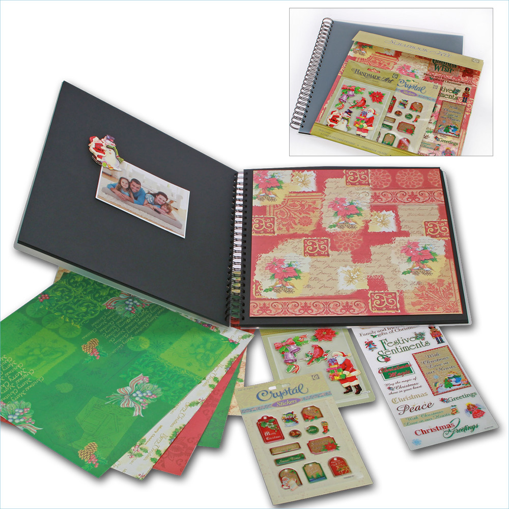 5635-scrabbook_weihnachten Scrapbook album di Natale