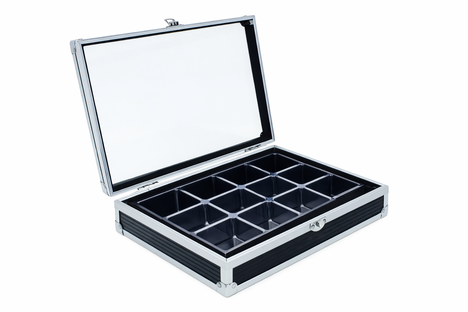 Vetrina da collezione “Compact-Black” 12 scomparti
