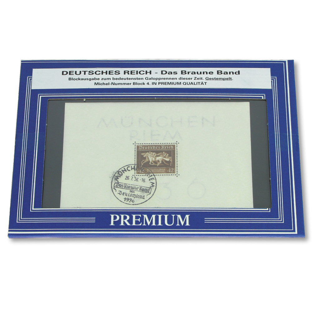 73670-deutsches-reich Set di francobolli "Das Braune Band"