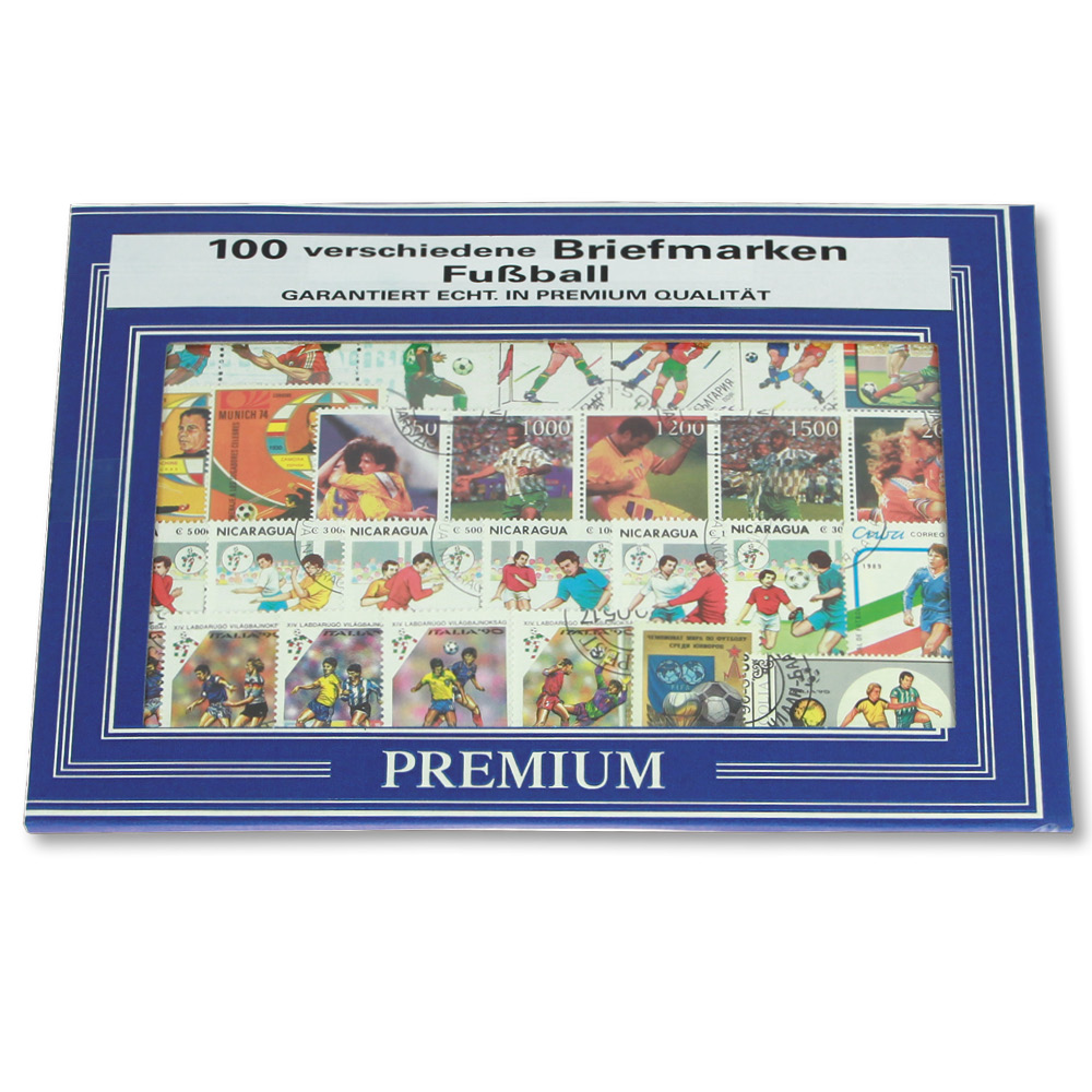 73674-fuball Set di francobolli "Calcio"