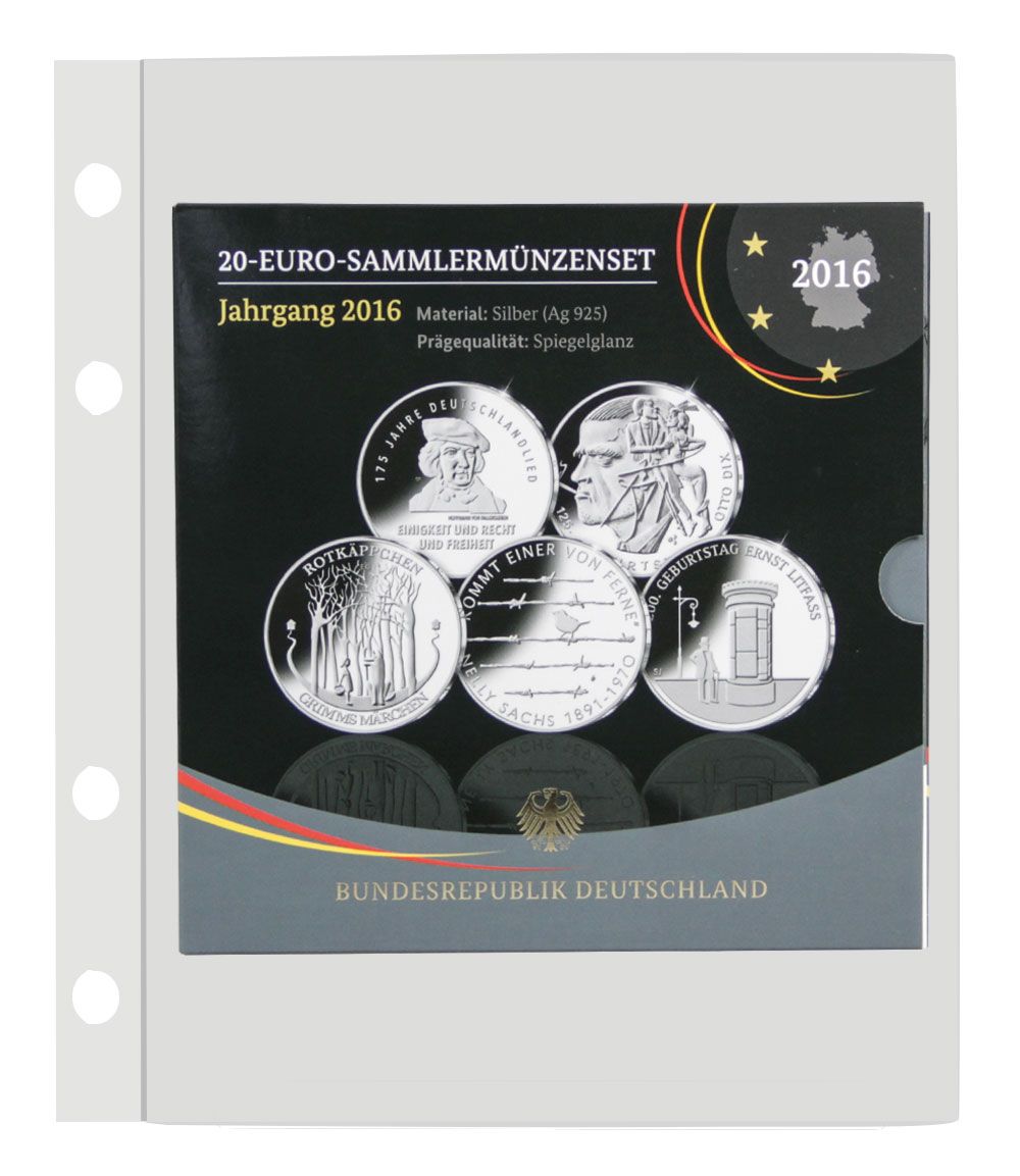 879-blatt_20euro-sets Foglio speciale 879 per Coin Compact