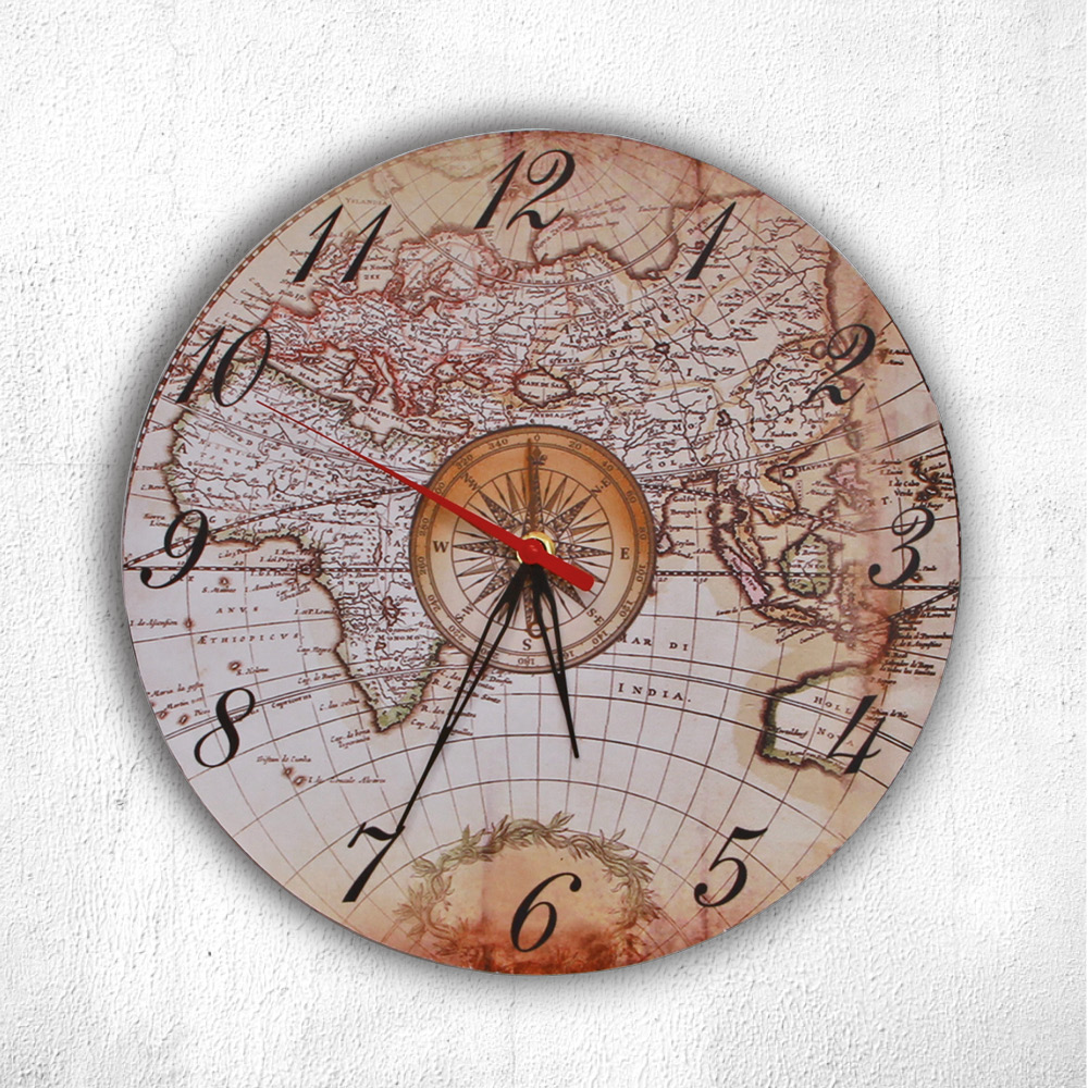73643-wanduhr_weltkugel Orologio da parete "Globe"