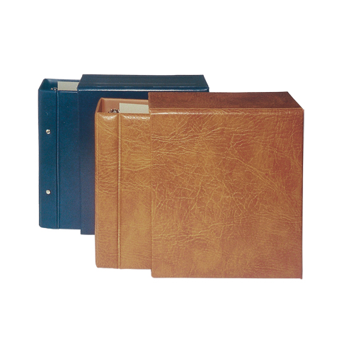 7890binderlederblau Custodia per Raccoglitore Compact Standard o Compact Luxus