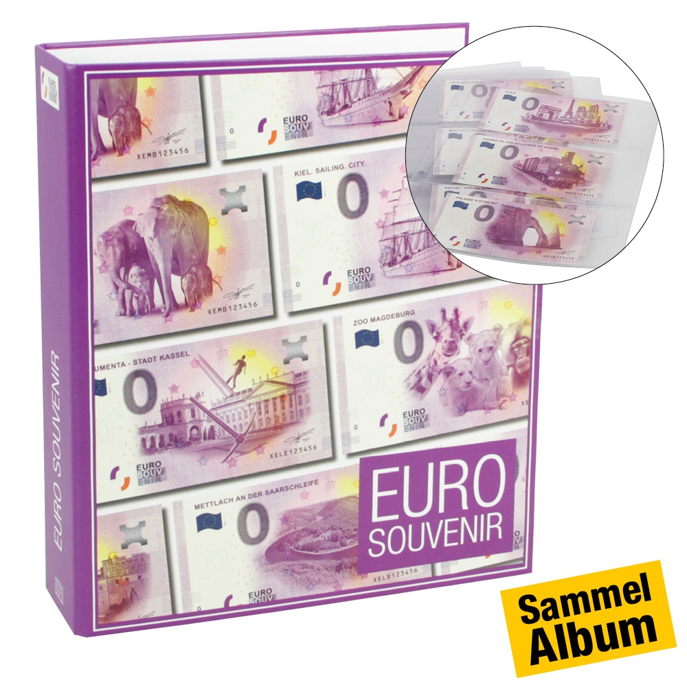 3100 Album per banconote 0 Euro "neutro"