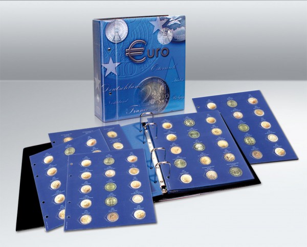 Album TOPset per monete 2€ commemorative in capsule